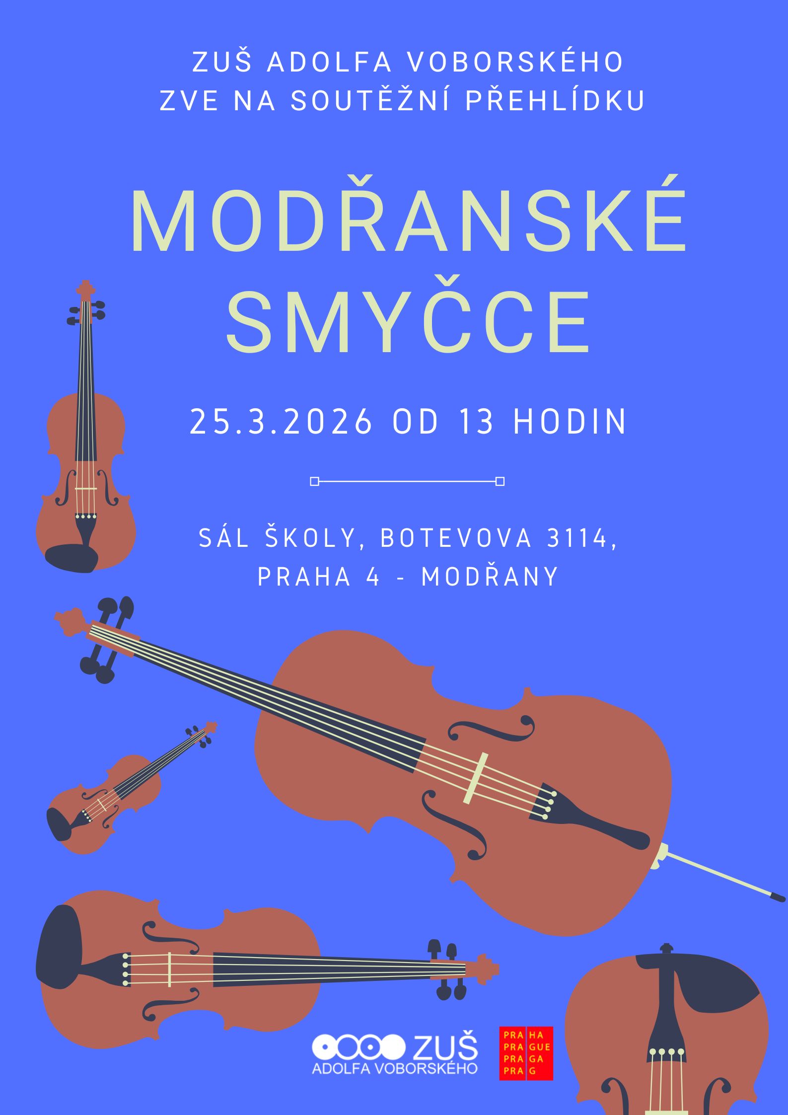 Soutěžní přehlídka Modřanské smyčce - 25. 3. 2026 od 13 hodin